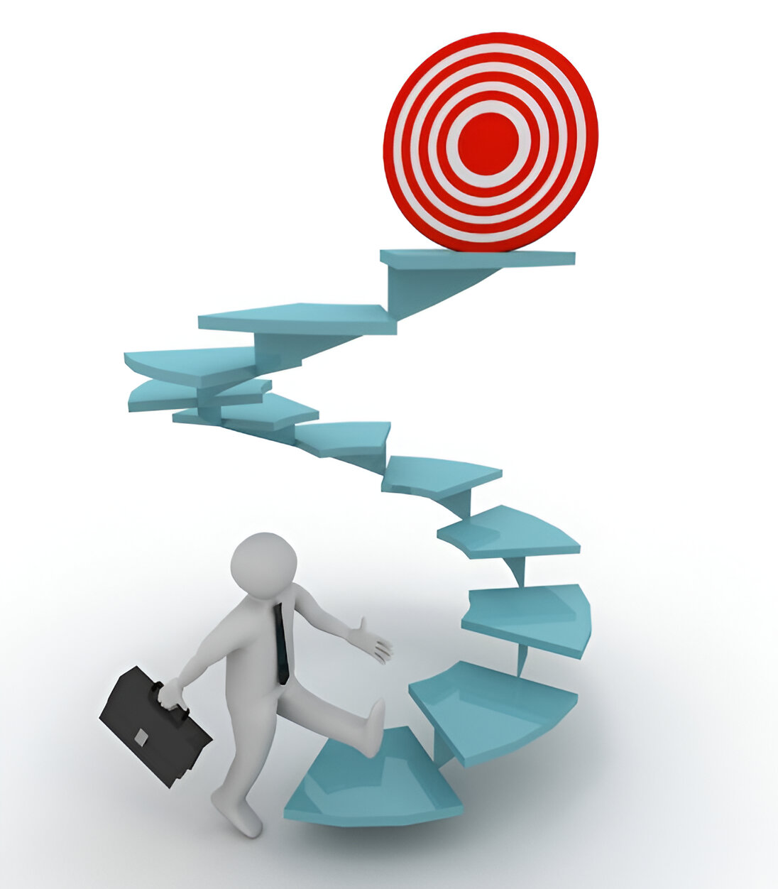 Businessman examining decision tree with various career options and paths